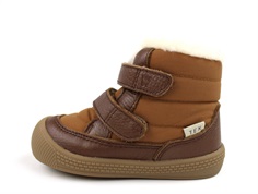 Wheat cognac winter boot Daxi with TEX